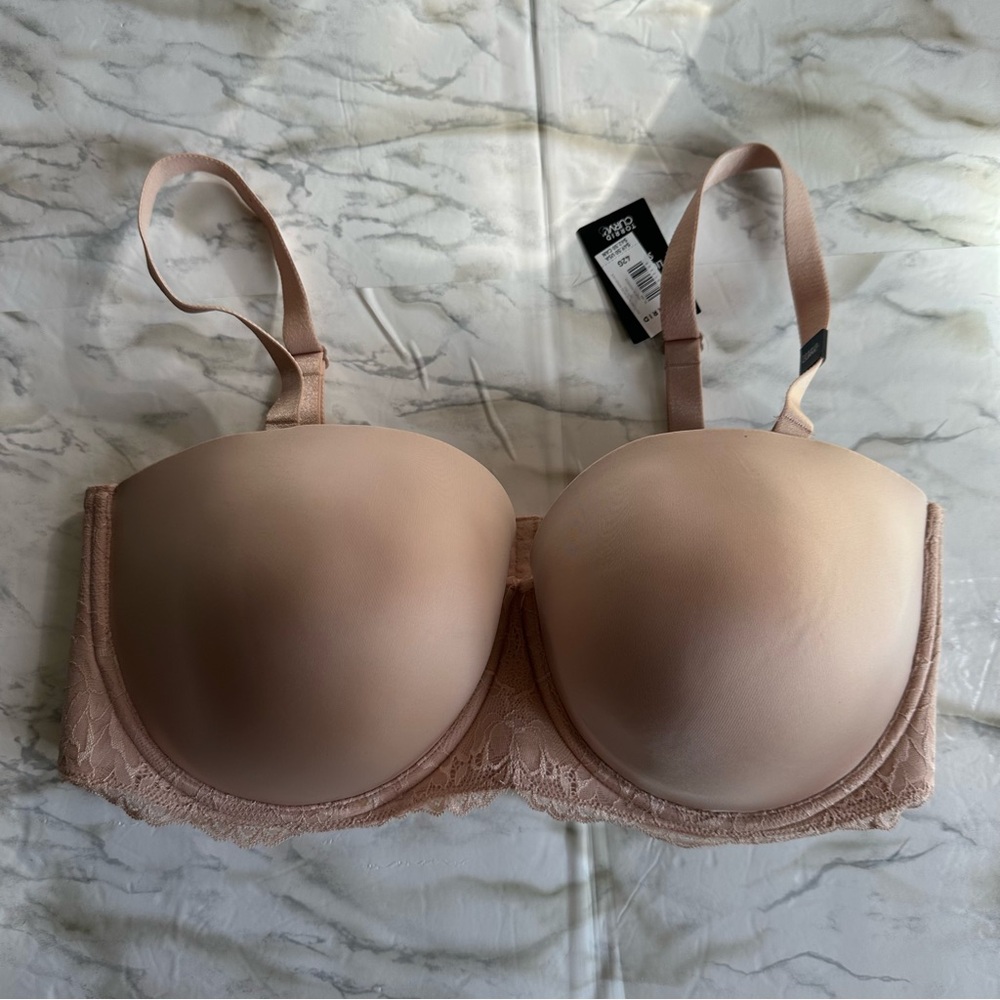 Torrid Multi-Way Nude Lace Bra NWT 42G